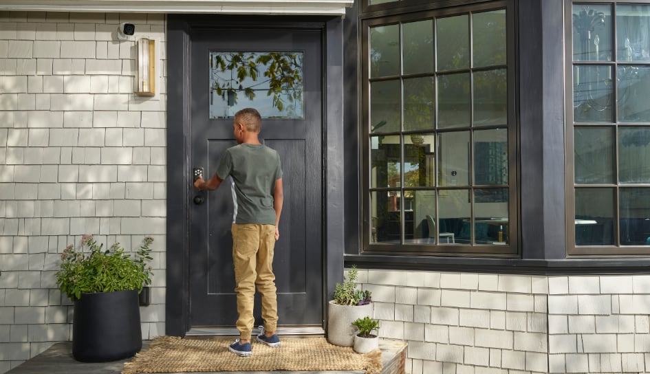 Vivint Smart Lock on home in New Orleans